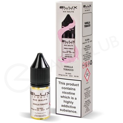 Vanilla Tobacco Nic Salt E-Liquid by Elux Legend