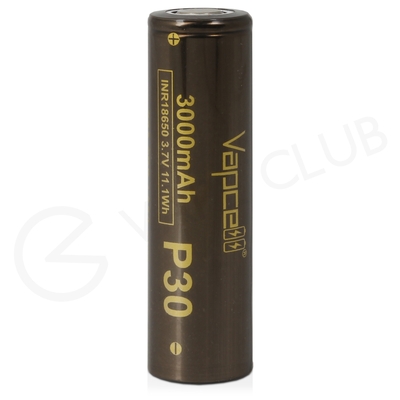 Vapcell P30 18650 Rechargeable Vape Battery (3000mAh 20A)