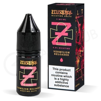 Vermilion Reloaded Nic Salt E-Liquid by Zeus Juice