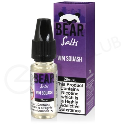Vim Squash Nic Salt E-Liquid by Bear Salts