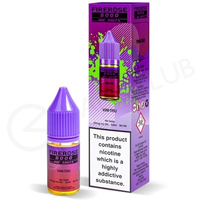 Vim-Tru Nic Salt E-Liquid by Elux Firerose