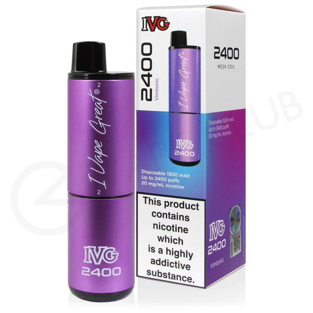 Berry Fizz IVG 2400 Disposable Vape | 2 For £25