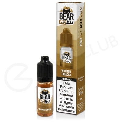 Virginia Tobacco Nic Salt E-Liquid by Bear Pro Max