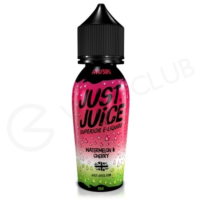 Watermelon & Cherry Shortfill E-Liquid by Just Juice 50ml