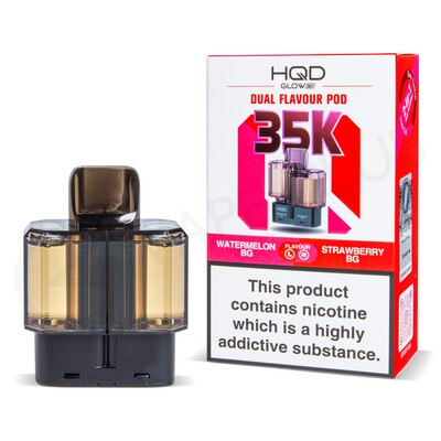 Watermelon BG & Strawberry BG HQD Glow Air 35K Refill Pods