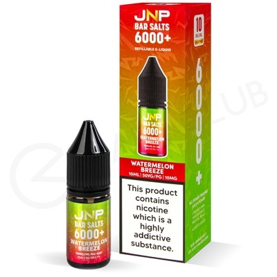 Watermelon Breeze E-Liquid by JNP Bar Salts 6000+