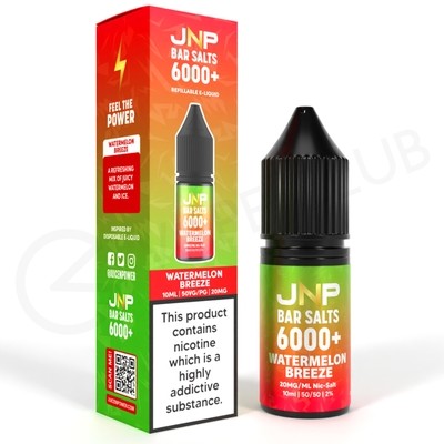 Watermelon Breeze E-Liquid by JNP Bar Salts 6000+