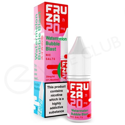 Watermelon Bubble Blast Nic Salt E-Liquid by Fruza