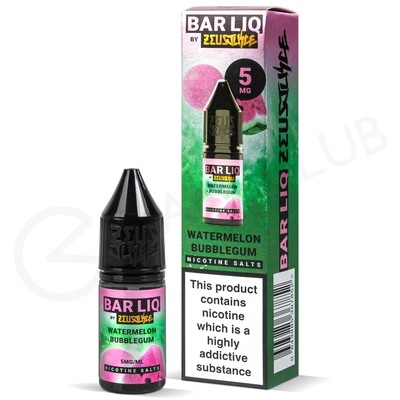 Watermelon Bubblegum Nic Salt E-Liquid by Bar Liq