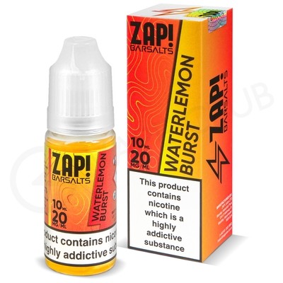 Watermelon Burst Nic Salt E-Liquid by Zap Bar Salts