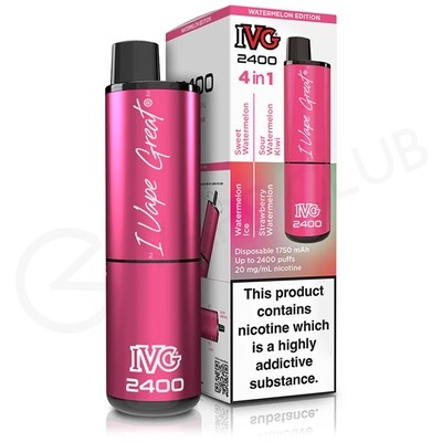 Watermelon Edition IVG 2400 Disposable Vape