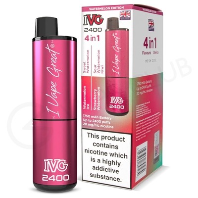 Watermelon Edition IVG 2400 Disposable Vape