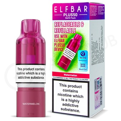 Watermelon Elf Bar Plus 50 Refill Pod