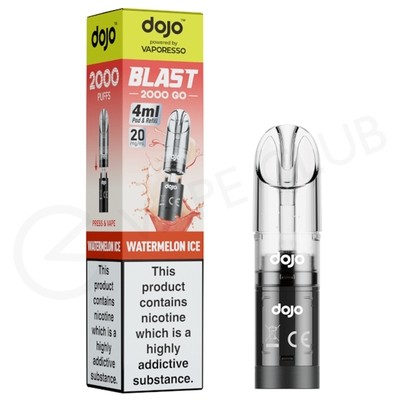 Watermelon Ice Dojo Blast 2000 Go Refill Pack