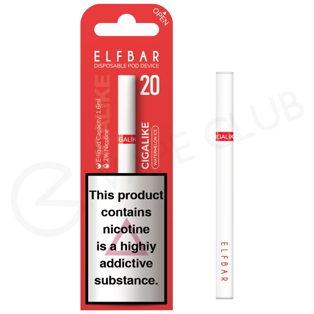 Watermelon Ice Elf Bar Cigalike Disposable Vape