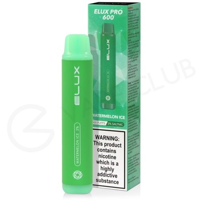 Watermelon Ice Elux Pro 600 Disposable Vape