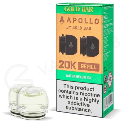 Watermelon Ice Gold Bar Apollo Prefilled Pods