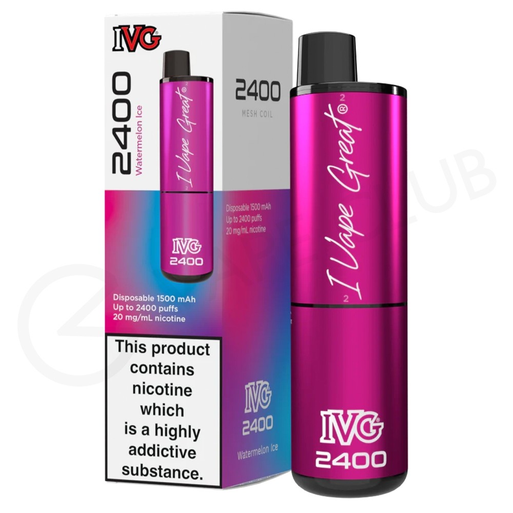 Watermelon Ice IVG 2400 Disposable Vape