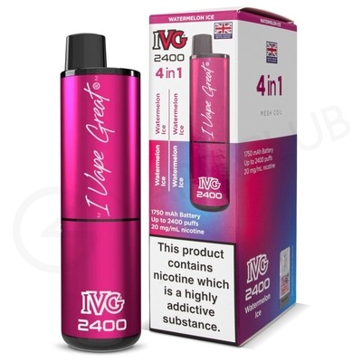 Watermelon Ice IVG 2400 Disposable Vape