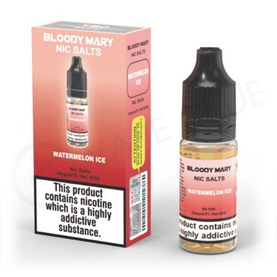 Watermelon Ice Nic Salt E-Liquid by Bloody Bar