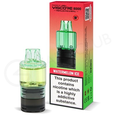 Watermelon Ice Uwell Viscore 8000 Refill Pack