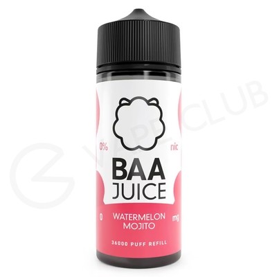 Watermelon Mojito Shortfill E-Liquid by Baa Juice 100ml