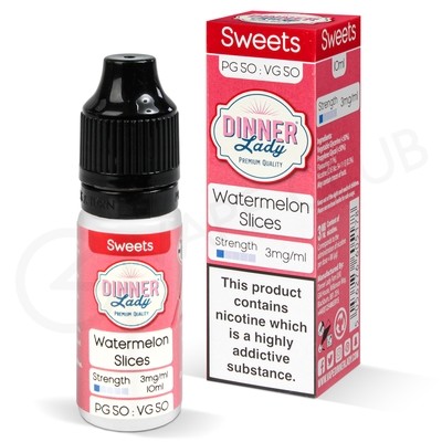 Watermelon Slices E-Liquid by Dinner Lady 50/50