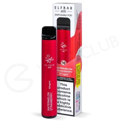 Watermelon Strawberry Elf Bar Disposable Vape