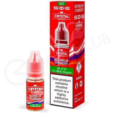 Watermelon Strawberry Nic Salt E-Liquid by Crystal Original