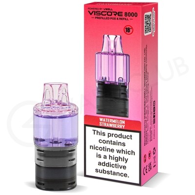 Watermelon Strawberry Uwell Viscore 8000 Refill Pack