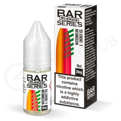 Watermelon x Energy Ice Nic Salt E-Liquid by Bar Series Blends