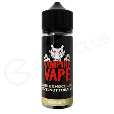 White Chocolate Hazelnut Tobacco Shortfill E-Liquid by Vampire Vape 100ml