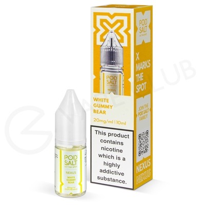 White Gummy Bear Nic Salt E-Liquid by Pod Salt Nexus