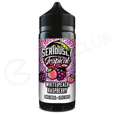 White Peach Raspberry Shortfill E-Liquid by Seriously Tropical 100ml