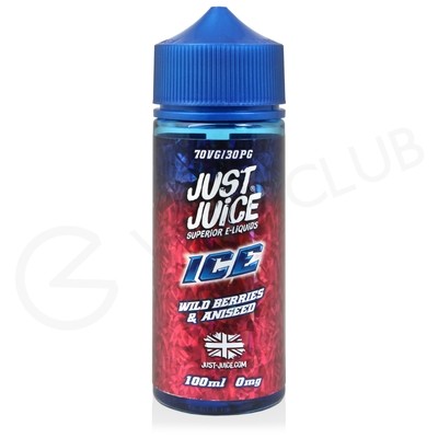 Wild Berries & Aniseed Shortfill E-Liquid by Just Juice Ice 100ml