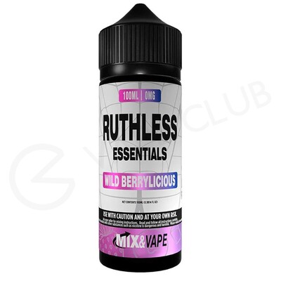 Wild Berrylicious Shortfill E-Liquid by Ruthless Essentials 100ml